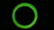 Tisková struna metráž PLA zelená svítící ve tmě 1,75mm - 3D filament green glow in dark
