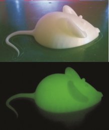 Filament PM tiskový materiál PLA zelená svítící ve tmě 1,75mm - 3D filament green glow in dark (2)
