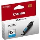 CANON inkoustová cartridge CLI 551 C originální azurová