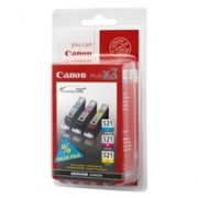 CANON inkoustová cartridge CLI 521 C/M/Y originální 3-pack