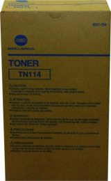 KONICA MINOLTA toner TN-114 pro Bizhub 162/ BH163/ BH 210/ BH 211/ Di152/ Di1611/ Di183 Di2011 (1)