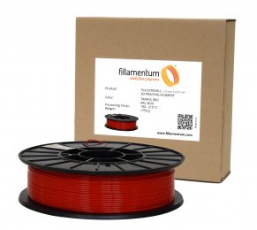 Tisková struna Fillamentum PLA Extrafill červená 1,75mm - 3D filament traffic red (1)