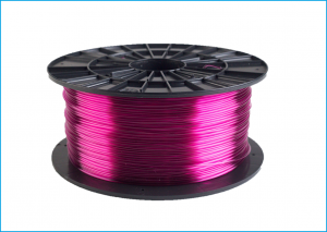 Filament PM tiskový materiál PETG transparentní fialová 1,75mm - 3D filament transparent violet (1)