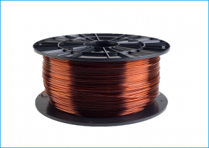 Filament PM tiskový materiál PETG transparentní hnědá 1,75mm - 3D filament transparent brown (1)